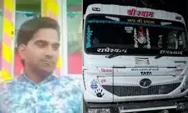 जयपुर-भीलवाड़ा हाईवे पर बजरी  डंपर ने युवक को कुचला, शव तीन टुकड़ों में बंटा