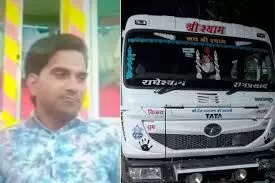 जयपुर-भीलवाड़ा हाईवे पर बजरी  डंपर ने युवक को कुचला, शव तीन टुकड़ों में बंटा