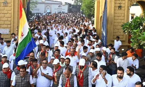 प्रेक्षा विश्व भारती कोबा अहमदाबाद से आचार्य महाश्रमण का हुआ मंगल विहार प्रेक्षा विश्व भारती कोबा अहमदाबाद से आचार्य महाश्रमण का हुआ मंगल विहार