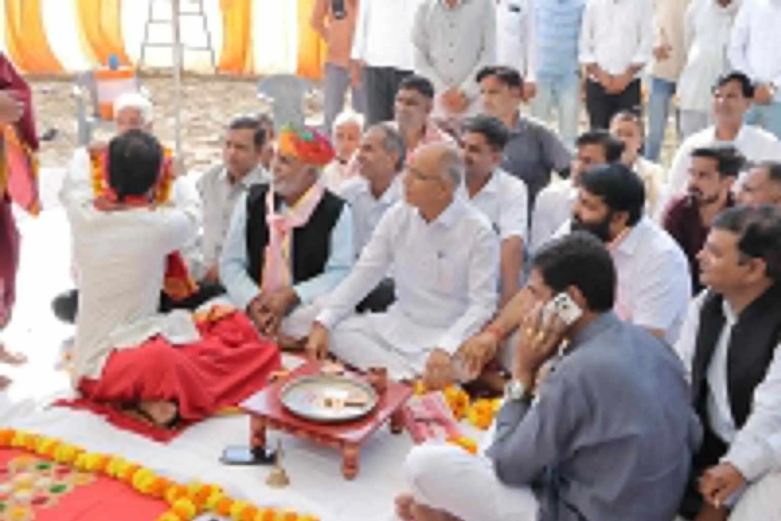 शिलान्यास समारोह कार्यक्रम का हुआ आयोजन