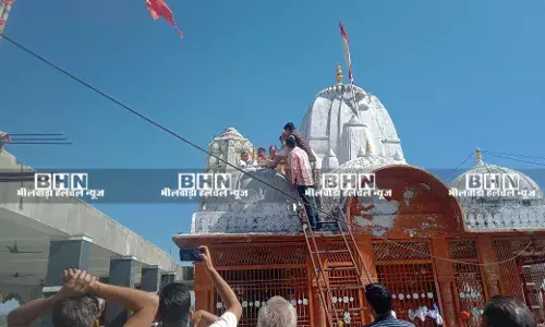 धनोप माता मंदिर के जीर्णोद्धार का शुभ मुहूर्त, पुजारी परिवारों ने जयकारों के साथ किया प्रारंभ