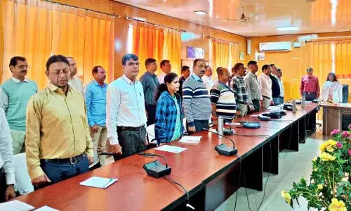 वंदे मातरम से हुआ शिक्षा विभाग की बैठक का आगाज