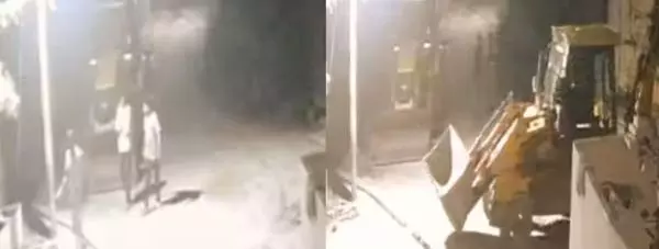 मांडल थाने में जेसीबी बदलने वाले पांच आरोपी गिरफ्तार पुलिस कर्मियों की तलाश