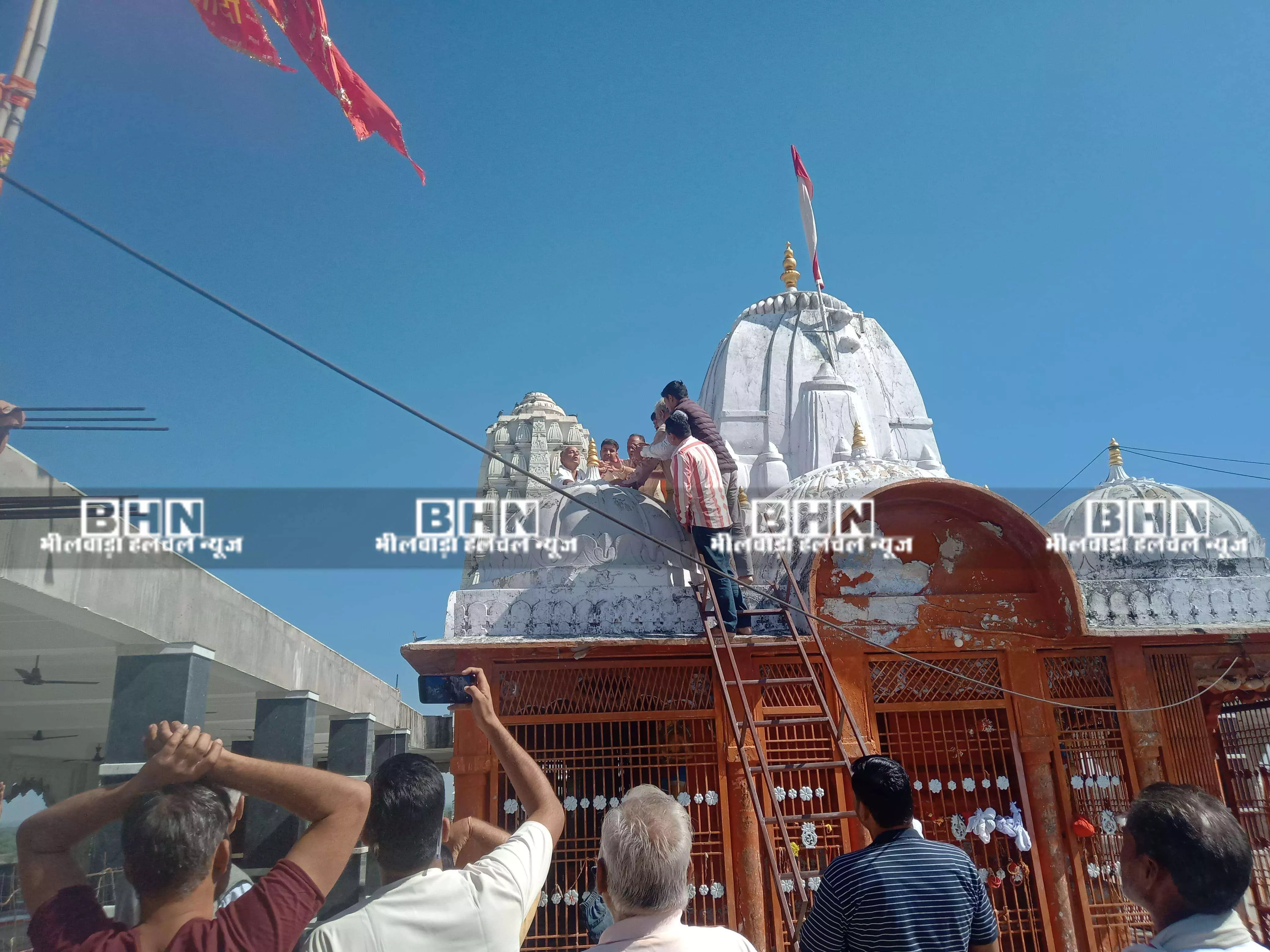 धनोप माता मंदिर के जीर्णोद्धार का शुभ मुहूर्त, पुजारी परिवारों ने जयकारों के साथ किया प्रारंभ
