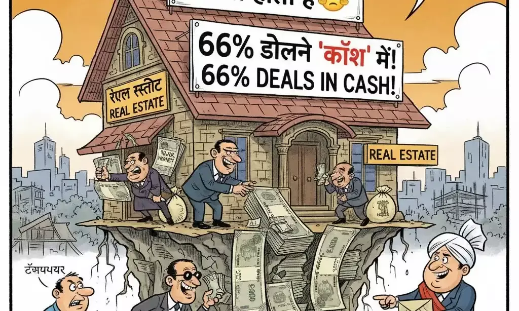 नोटबंदी के 9 साल बाद भी कैश का राजा बना रियल एस्टेट, 66% खरीदार कर रहे नकदी में भुगतान!