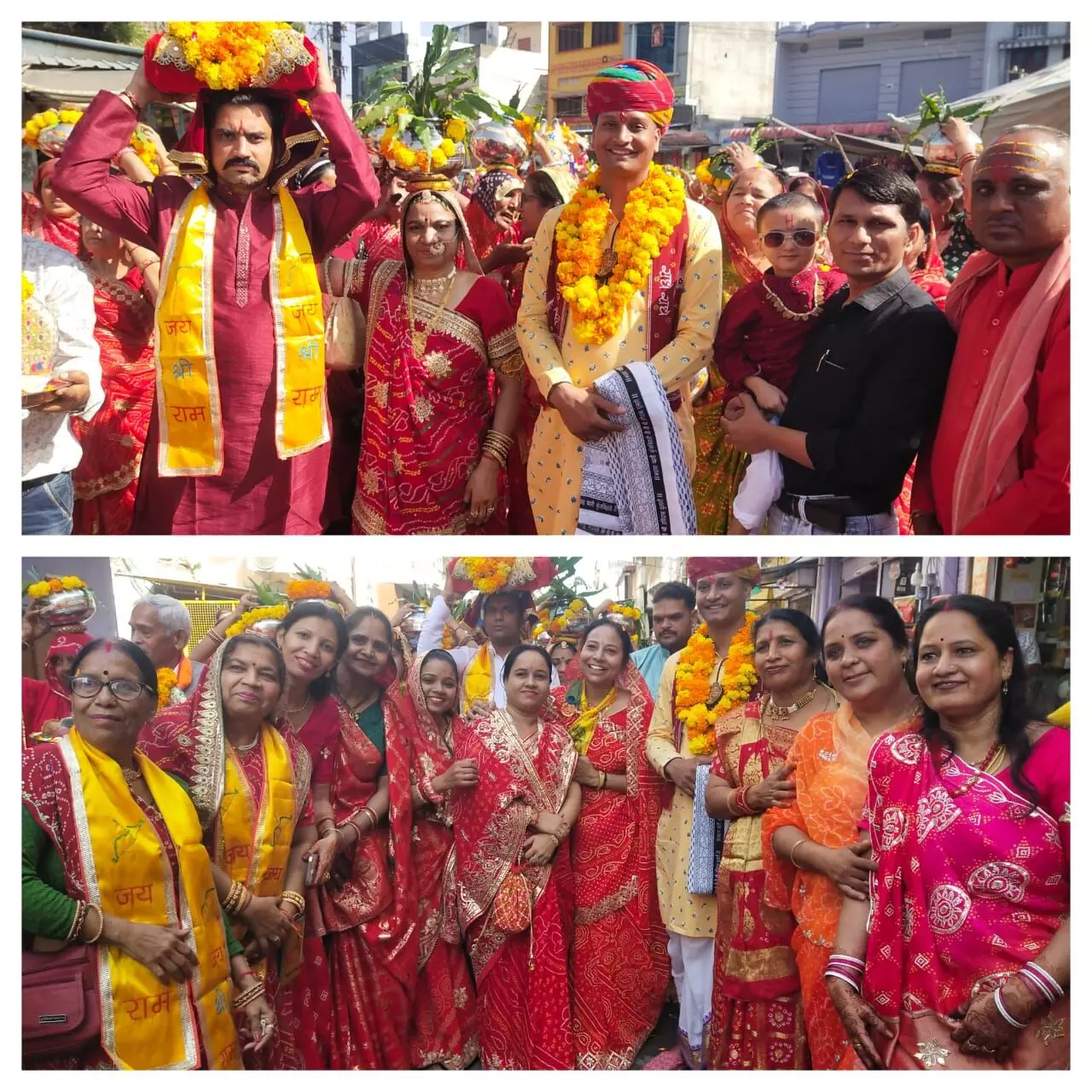 शाहपुरा में श्रीमद भागवत कथा शुरू, कलश यात्रा के साथ हुआ शुभारंभ