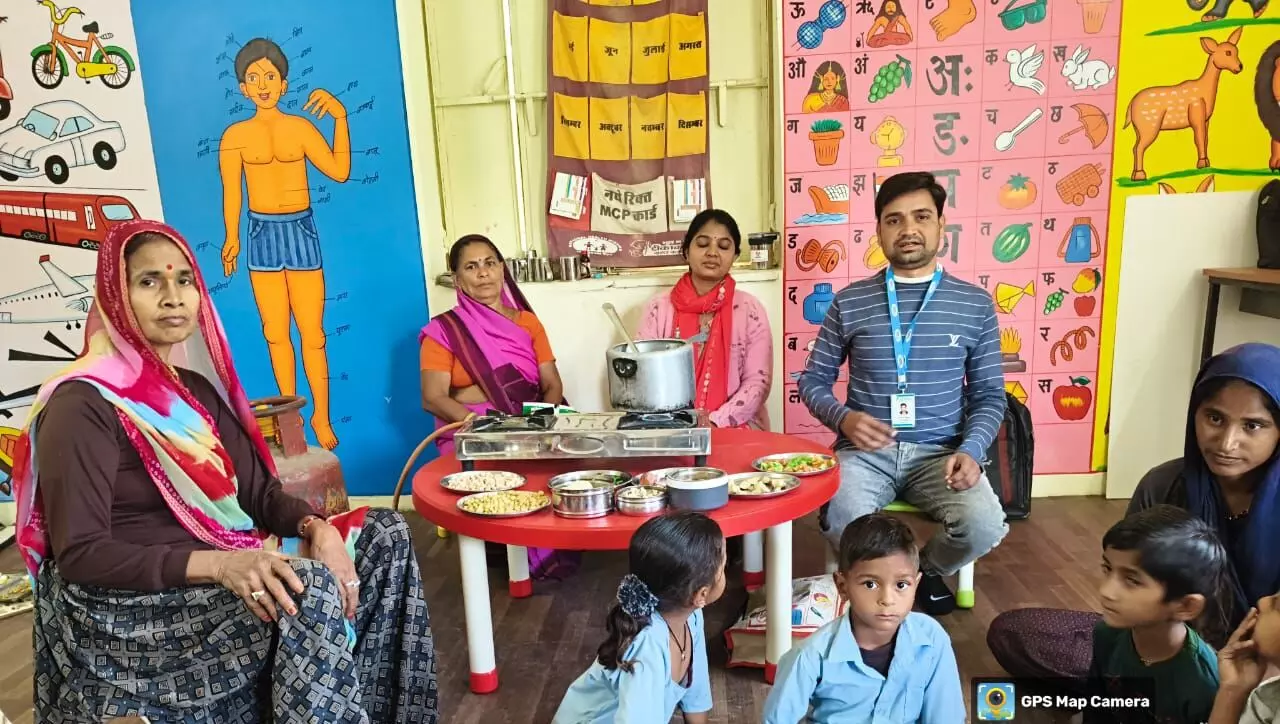 आंगनबाड़ी पाठशाला में रेसिपी का हुआ आयोजन आंगनबाड़ी पाठशाला में रेसिपी का हुआ आयोजन