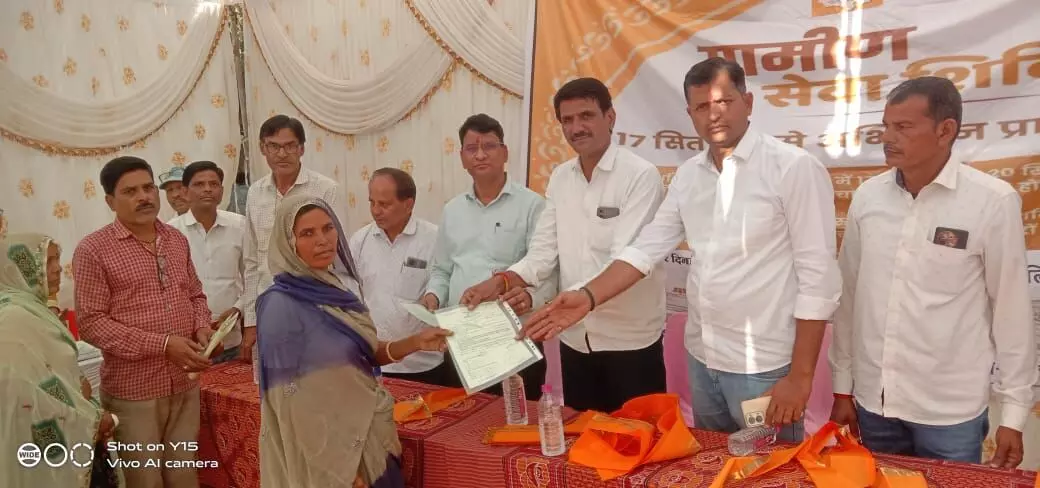 जलिया और डल्ला किशनपुरा में ग्रामीण सेवा शिविर आयोजित