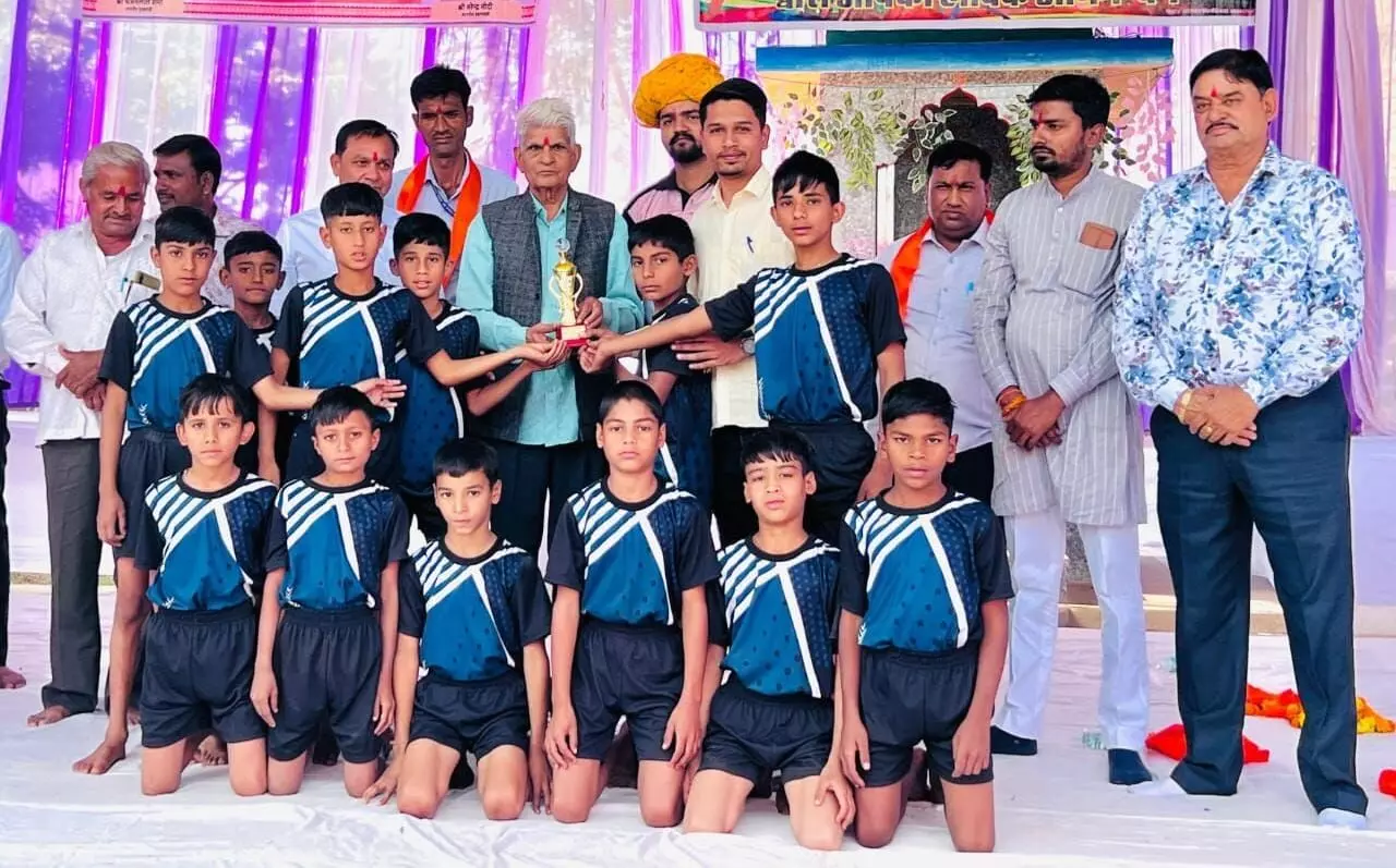 जिला स्तरीय  खो-खो में बनकाखेड़ा  विजेता