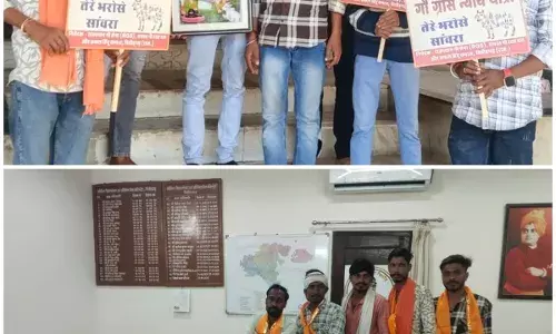 राजस्थान गौ सेना ने गौ ग्रास न्याय यात्रा निकाली