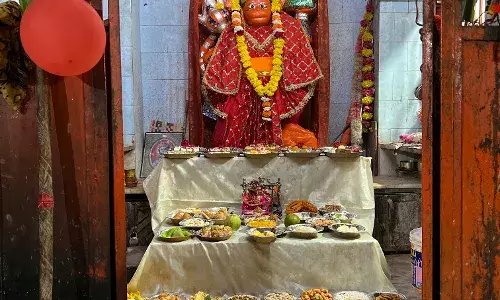 अन्नकूट महोत्सव में धराए गए छप्पन भोग अन्नकूट महोत्सव में धराए गए छप्पन भोग