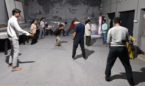 रसधारा में दस दिवसीय वॉयस एंड मूवमेंट थिएटर कार्यशाला का हुआ समापन