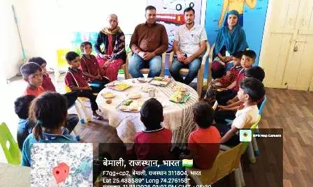 आंगनबाड़ी पाठशाला बेमाली-2 में रेसिपी ट्रायल कार्यक्रम आयोजित