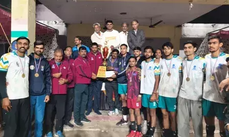 राष्ट्रीय वॉलीबॉल प्रतियोगिता का समापन — एसबीआई जयपुर रही विजेता, सीआरपीएफ उपविजेता