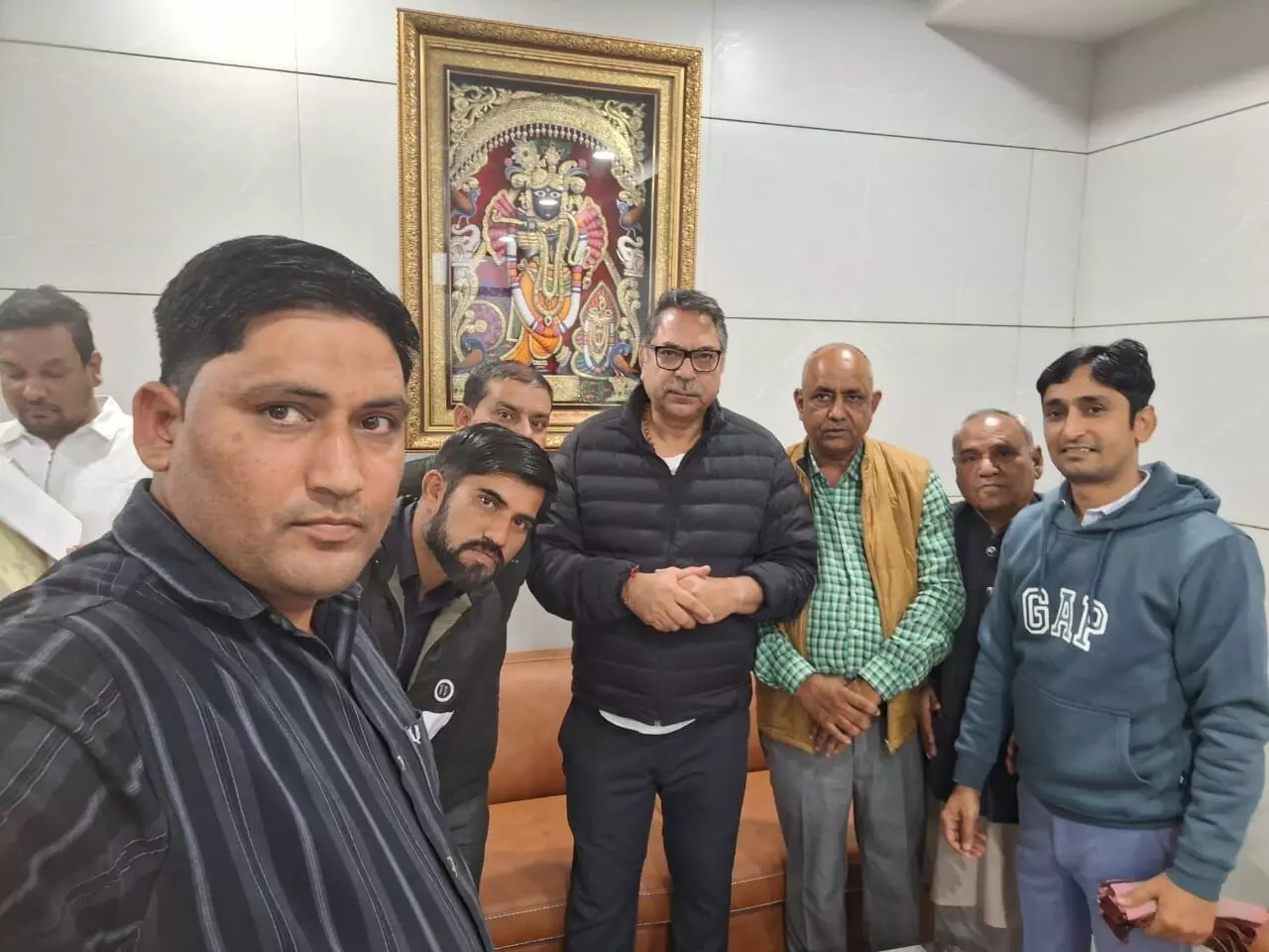 अखिल राजस्थान के दिव्यांग कर्मचारी मिले पूनियां से