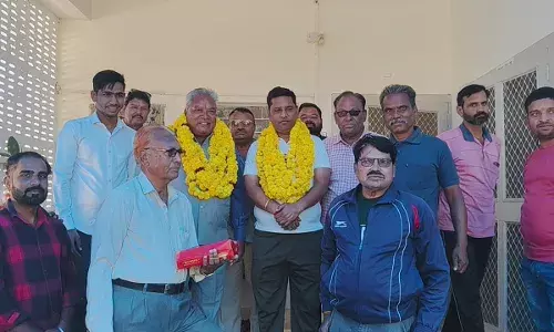 वाल्मीकि समाज सेवा समिति के नव नियुक्त अध्यक्ष   घूसर का   स्वागत