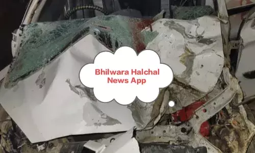 सांड से टकराकर पलटी अल्टो कार, एक की मौत, तीन घायल