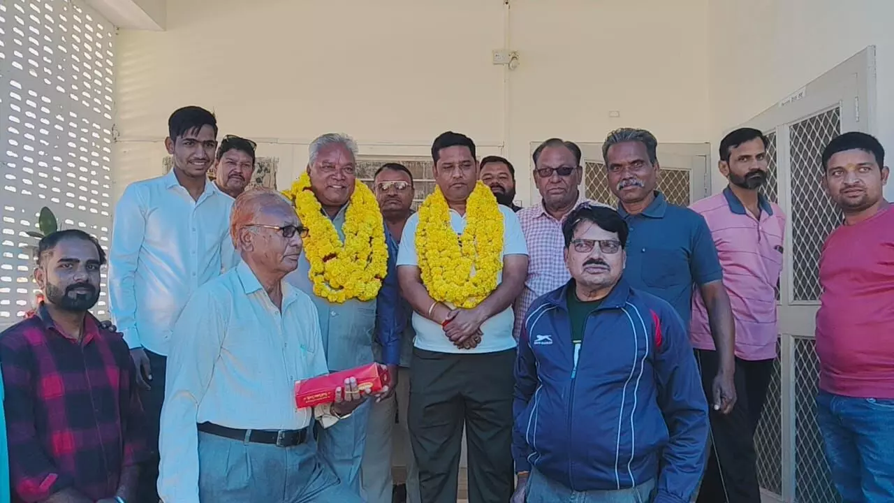 वाल्मीकि समाज सेवा समिति के नव नियुक्त अध्यक्ष   घूसर का   स्वागत