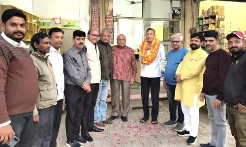 एलआर मार्केट एसोसियेशन द्वारा नगर पालिका अध्यक्ष  सोनी का किया स्वागत