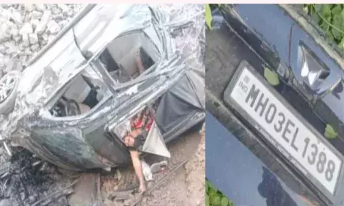 रतलाम में भीषण हादसा: ब्रिज की रेलिंग तोड़कर खाई में गिरी कार, पांच लोगों की मौत