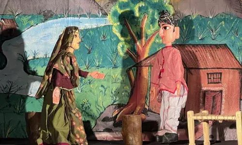 कठपुतली नाटिका कालीबाई का प्रभावी मंचन