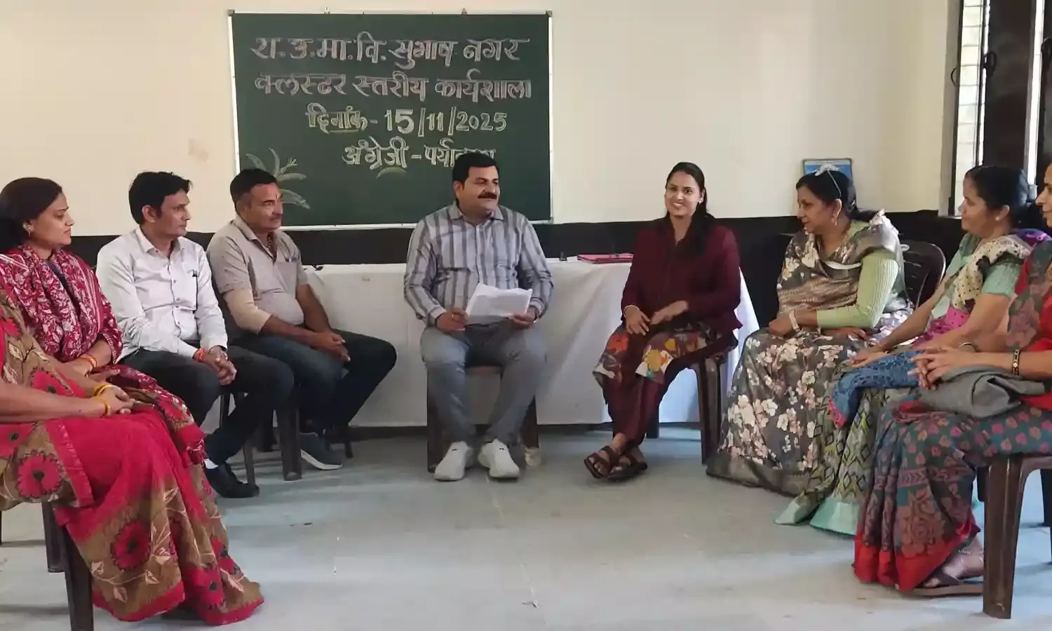 निपुण राजस्थान अभियान पर समूह चर्चा के साथ ही क्लस्टर कार्यशाला का हुआ समापन