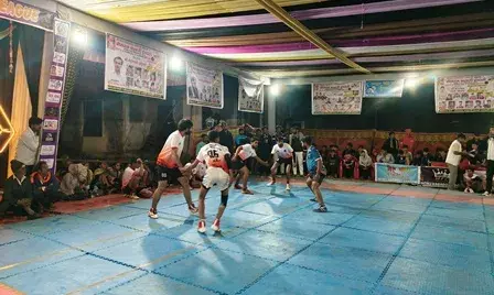 इंटाली में सीताराम बालाजी कबड्डी अकैडमी सीजन-3 का आगाज़, छह टीमों ने दिखाया दमखम