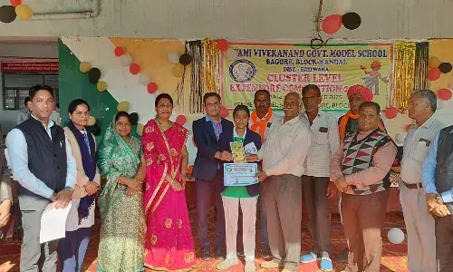 मॉडल स्कूल मांडल में क्लस्टर लेवल आशुभाषण प्रतियोगिता का प्रतियोगिता का आयोजन