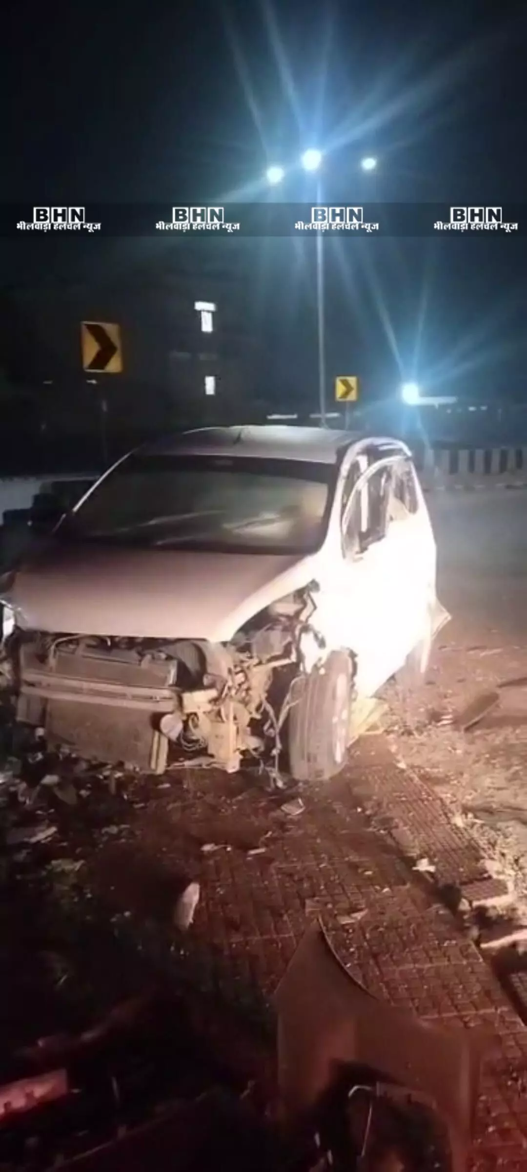 ट्रक-कार में जोरदार भिड़ंत, दो गंभीर घायल, पाली से जा रहे थे सांवरिया सेठ के दर्शन करने