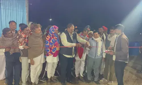 लखमणियास में रात्रिकालीन वीर तेजा कबड्डी प्रतियोगिता का शुभारंभ