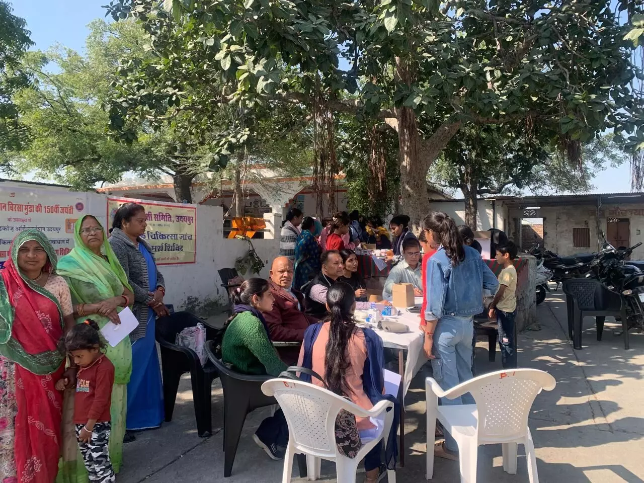 निःशुल्क चिकित्सा शिविर में 1850 लोगों की जांच निःशुल्क चिकित्सा शिविर में 1850 लोगों की जांच