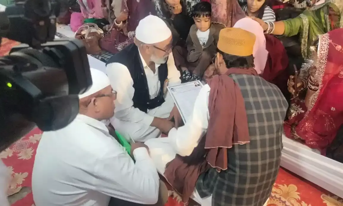 सामाजिक एकता की मिसाल- शाहपुरा में 47 जोड़ों का सामूहिक विवाह