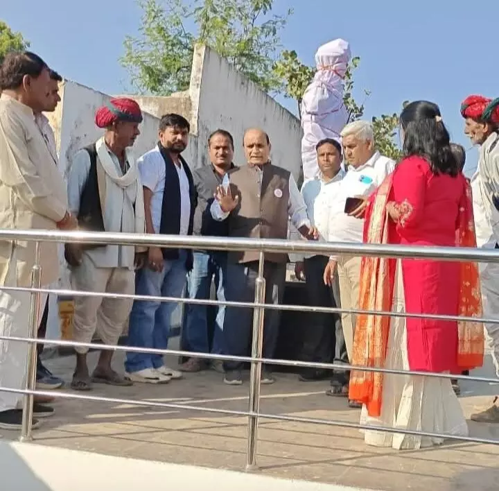 मीणा की मूर्ति अनावरण समारोह 23 नवंबर को मीणा की मूर्ति अनावरण समारोह 23 नवंबर को