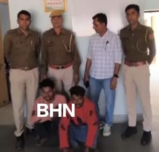 दो आरोपी गिरफ्तार, चोरी का सामान बरामद