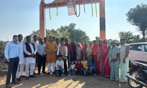 नागेश्वर भैरवनाथ के स्वागत द्वार का उद्घाटन किया , महाप्रशादी में उमड़े लोग