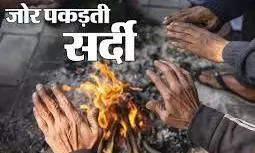 भीलवाड़ा में सर्दी का कहर: न्यूनतम तापमान 10 डिग्री से नीचे, सुबह-शाम अलाव पर जुट रहे लोग भीलवाड़ा में सर्दी का कहर: न्यूनतम तापमान 10 डिग्री से नीचे, सुबह-शाम अलाव पर जुट रहे लोग
