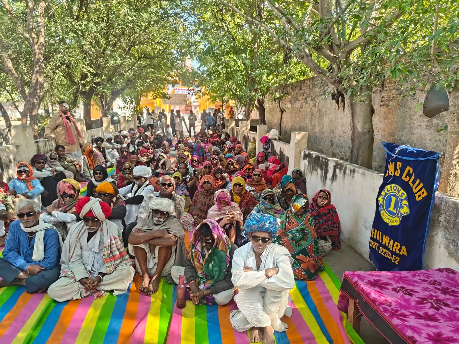 121 निःशुल्क मोतियाबिन्द के ऑपरेशन सम्पन्न