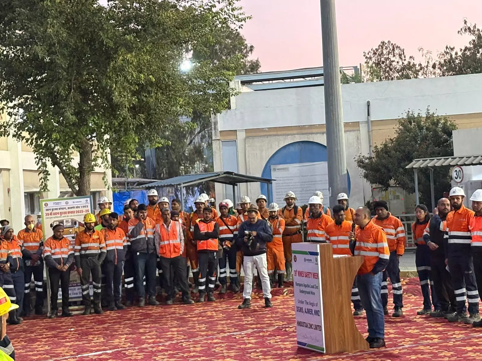 हिन्दुस्तान ज़िंक रामपुरा आगुचा माइंस में 39वां खान सुरक्षा सप्ताह शुरू