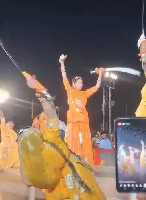 राजस्थान बना  घूमर का रिकॉर्ड:6100 महिलाओं ने दी  प्रस्तुति