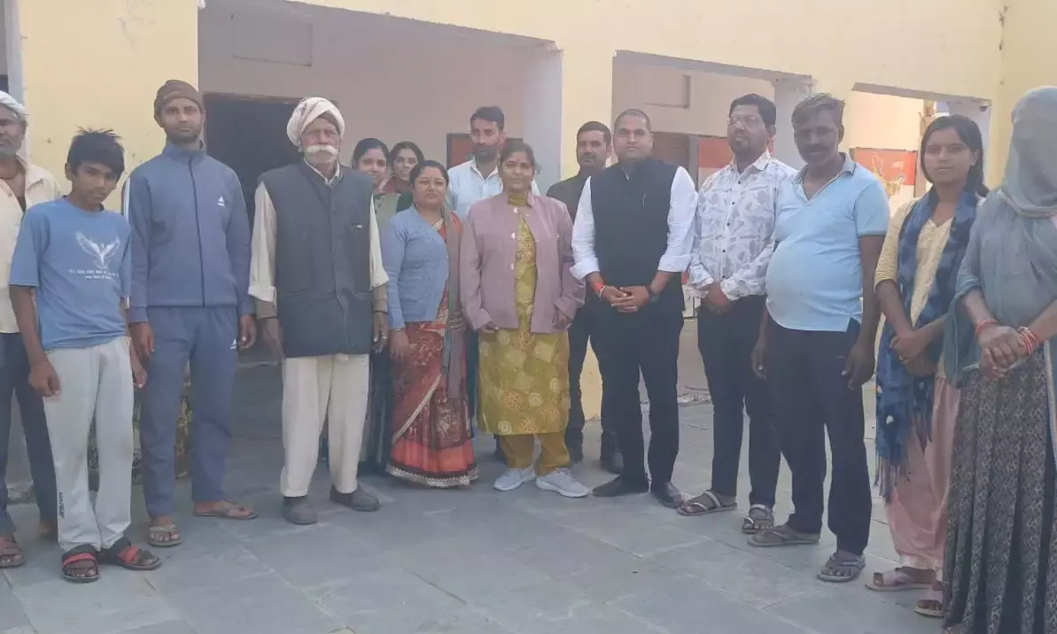 वैष्णव के प्रयास लाए रंग, नई आबादी लाम्बा संस्कृत विद्यालय को मिला स्थायी शिक्षक