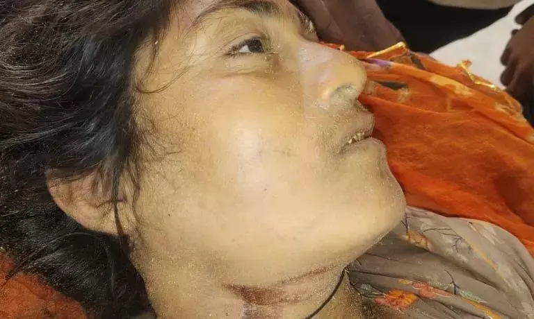 शव टैंक में डालकर आत्महत्या दिखाने की कोशिश; पीहर पक्ष धरने पर बैठा