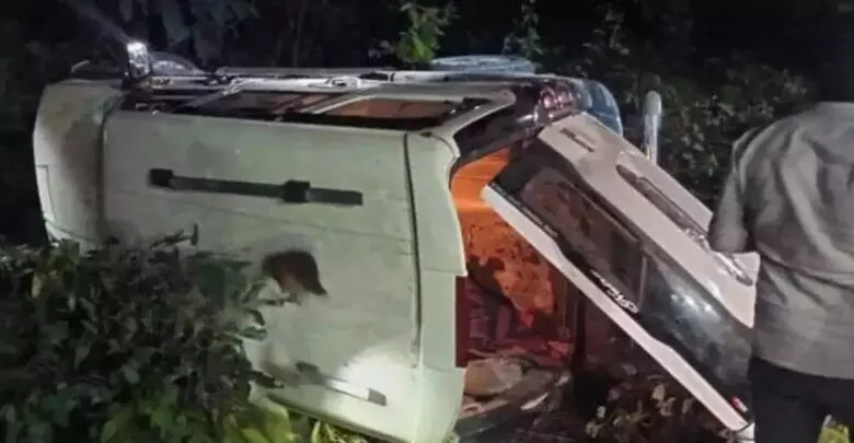 रायगढ़: 400 फीट गहरी खाई में गिरी SUV, छह युवकों की दर्दनाक मौत