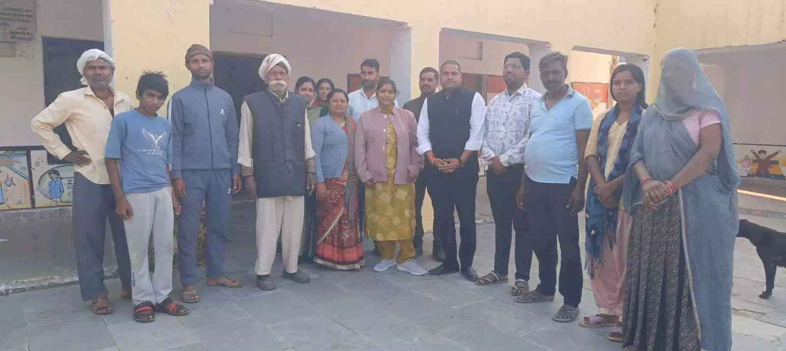 वैष्णव के प्रयास लाए रंग, नई आबादी लाम्बा संस्कृत विद्यालय को मिला स्थायी शिक्षक