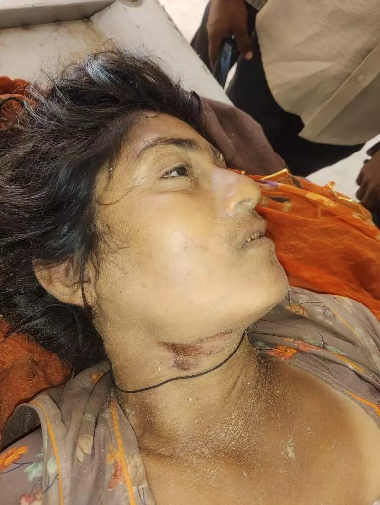 शव टैंक में डालकर आत्महत्या दिखाने की कोशिश; पीहर पक्ष धरने पर बैठा