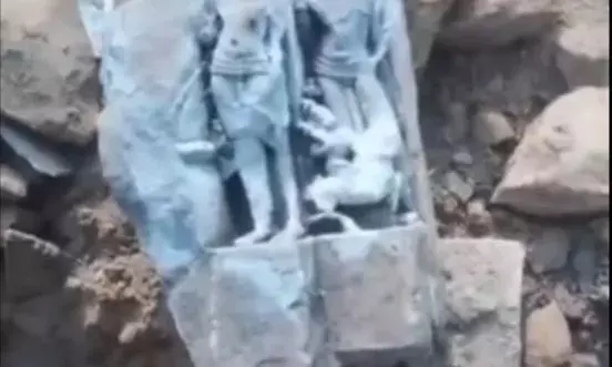 मस्जिद की बाउंड्री वॉल की खुदाई में भगवान राम की प्रतिमा मिली, दोनों समुदायों में तनाव; पुलिस मौके पर तैनात