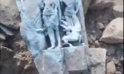 मस्जिद की बाउंड्री वॉल की खुदाई में भगवान राम की प्रतिमा मिली, दोनों समुदायों में तनाव; पुलिस मौके पर तैनात