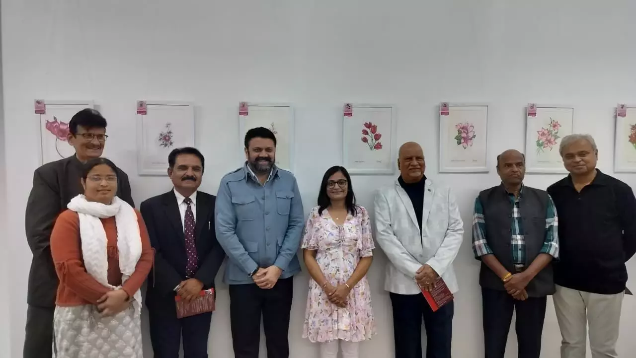 बागोर की हवेली में स्पर्श प्रदर्शनी का शुभारंभ