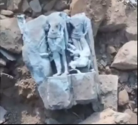 मस्जिद की बाउंड्री वॉल की खुदाई में भगवान राम की प्रतिमा मिली, दोनों समुदायों में तनाव; पुलिस मौके पर तैनात