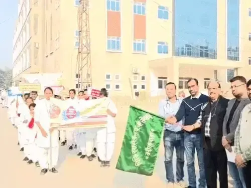 भीलवाड़ा में निकाली पल्स पोलियो जागरूकता रैली