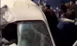 डिवाइडर फोड़कर आई थार की श्रद्धालुओं की इको से भिड़ंत, दो की मौत, आठ घायल